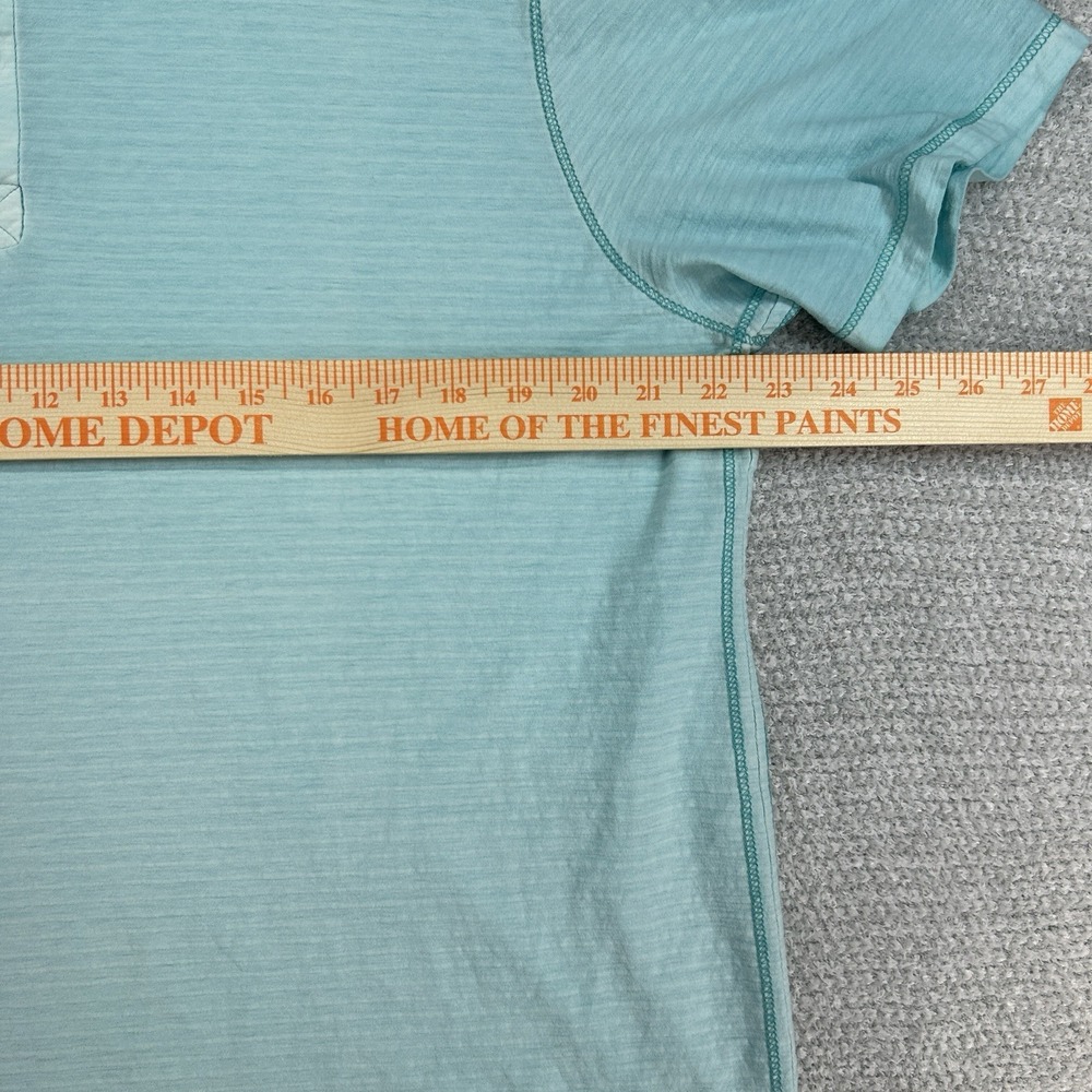 Tommy Bahama Shirt Men's Large Teal Blue Cirrus Coast Polo Casual Golf Stretch - Picture 9 of 10